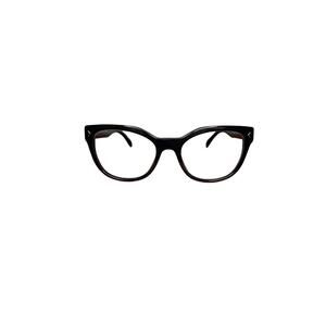 Prada VPR21S Black Acetate Eyeglasses Made in Italy